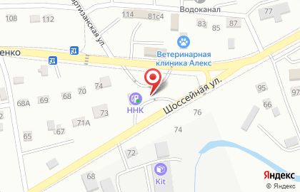 Ннк-приморнефтепродукт на Шоссейной улице на карте