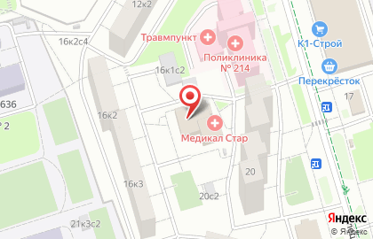 Совет пенсионеров, ветеранов войны, труда, Вооруженных сил и правоохранительных органов района Орехово-Борисово Южное на карте
