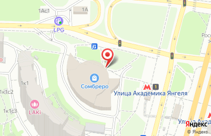 Терминал МТС-Банк на улице Академика Янгеля на карте