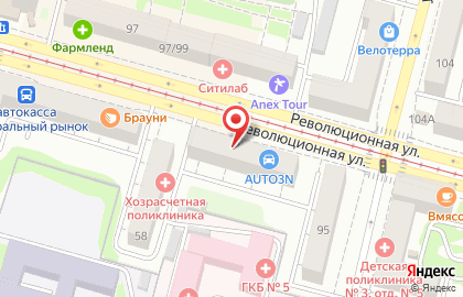 Агентство недвижимости Союз на Революционной улице на карте