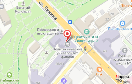 Столовая Политех на карте
