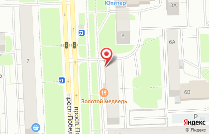 Оптово-розничный магазин Алфавит на проспекте Победы на карте