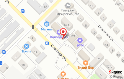 Гостиница Волгодонск на карте