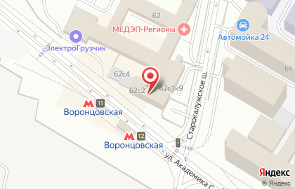 Банкомат Газпромбанк на Старокалужском шоссе на карте