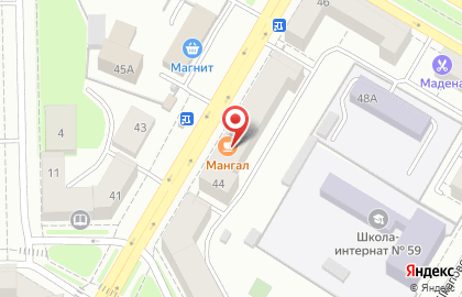 Кафе Таксим в Орджоникидзевском районе на карте