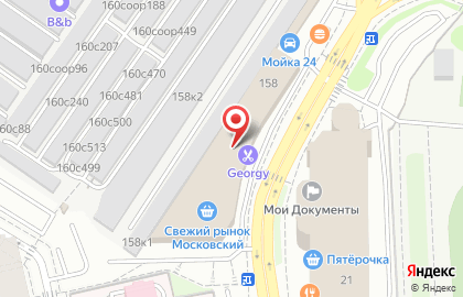 Агентство недвижимости Территория в Московском на карте