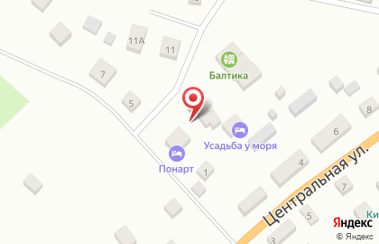 Парма на Центральной улице на карте