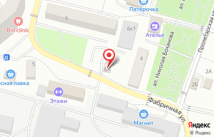 ООО Теремок на Фабричной улице на карте