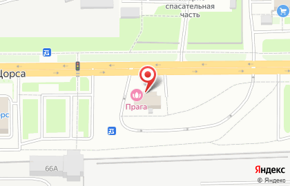 Кафе Прага на улице Щорса на карте