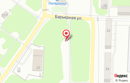 Автостоянка Квадро на Барьерной улице на карте