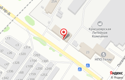 Магазин автозапчастей Icar в Поселковом проезде на карте