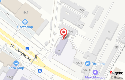 Искорка на улице Смирнова на карте