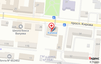 Почта Банк в Кемерово на карте