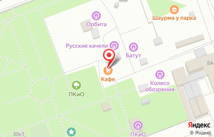 Киоск по продаже мороженого Сладкоежка на карте