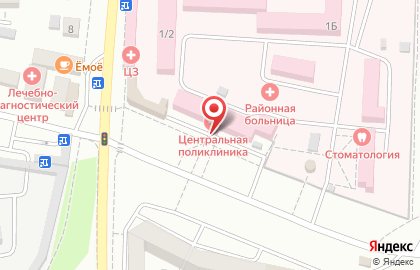 Больница Шпаковская районная больница на улице Ленина на карте
