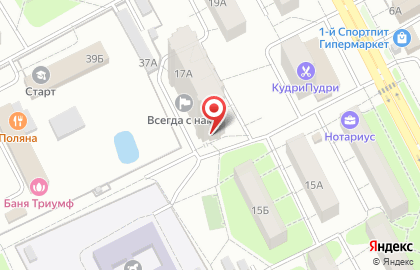 Страховая медицинская компания Ресо-мед на улице Клемента Готвальда на карте