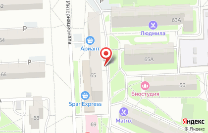 Хозтовары на улице 3 Интернационала на карте