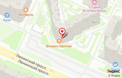 Компания Авангард в Красносельском районе на карте