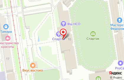 СШОР Центр спортивной борьбы в Заельцовском районе на карте