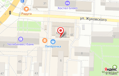 Парикмахерская Family на улице Жуковского на карте