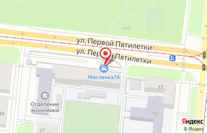 Сеть пунктов замены масла Shell центр в Тракторозаводском районе на карте
