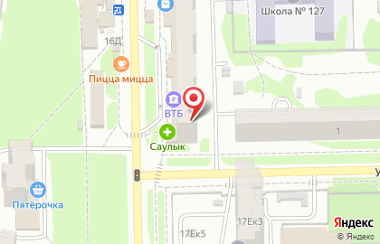 Банк ВТБ в Казани на карте