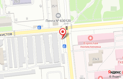 Федеральная розничная сеть магазинов быстрых покупок Попутка в Новосибирске на карте