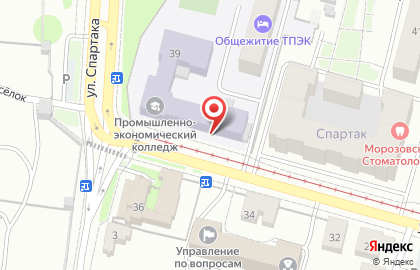 ЗАО Банкомат, МКБ Москомприватбанк на улице Спартака на карте
