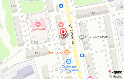 Палитра на улице Ленина на карте