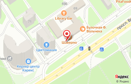 Кондитерский магазин Сластена на проспекте Ветеранов на карте