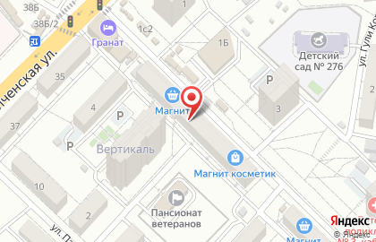 Сеть супермаркетов Радеж в Тракторозаводском районе на карте