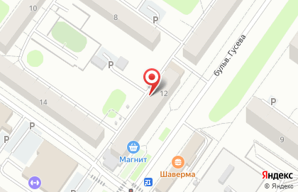 ЗАО Банкомат, МКБ Москомприватбанк на бульваре Гусева на карте