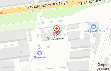 Дар-Дерево на карте