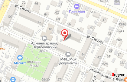 ОАО Банкомат, Балтийский Банк на улице Воровского на карте