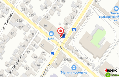 Цифровой супермаркет DNS на улице Лавриненко на карте
