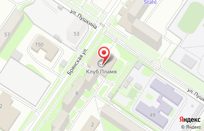 Клуб Пламя, центр детского творчества на карте