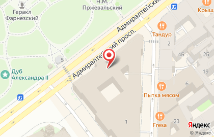 Percorso на карте