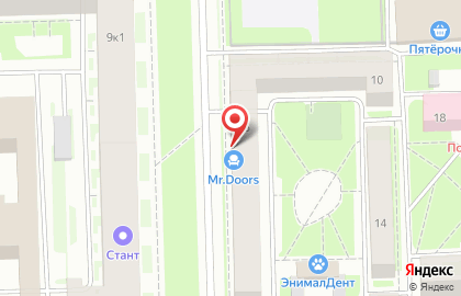 Ателье мебели Mr.Doors на Варшавской улице на карте
