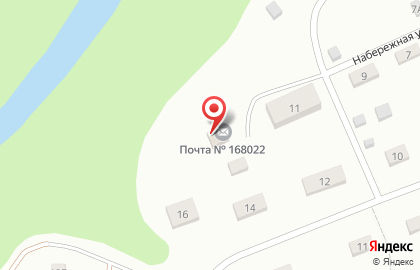 Почтовое отделение пос. Визябож на карте