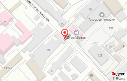 Рубин, ООО в Комсомольском переулке на карте