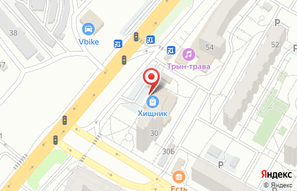Супермаркет Магнит у дома в Краснооктябрьском районе на карте