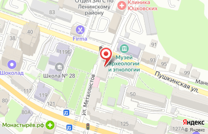 Дальневосточный банк на Пушкинской на карте