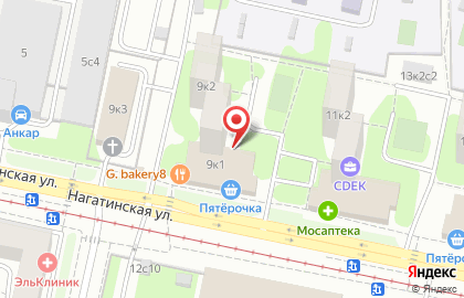 Столичные аптеки, ОАО на Коломенской (ул Нагатинская) на карте