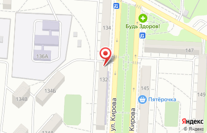 Автомагазин Автомир в Кировском районе на карте