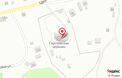 Воскресная школа, Храм Преподобного Сергея Радонежского на карте
