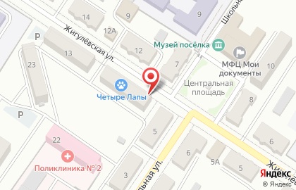Магазин по продаже мяса на Жигулёвской улице на карте