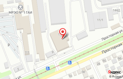 Продовольственный магазин на Просторной, 11 на карте