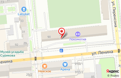 Гостиница Локомотив на карте