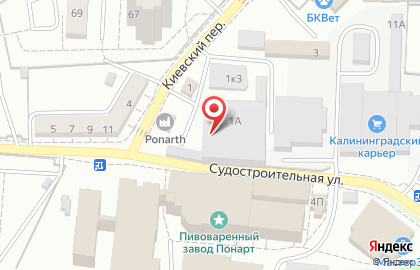 Мебельная компания в Киевском переулке на карте