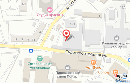 Строительно-производственная компания Созидание на карте